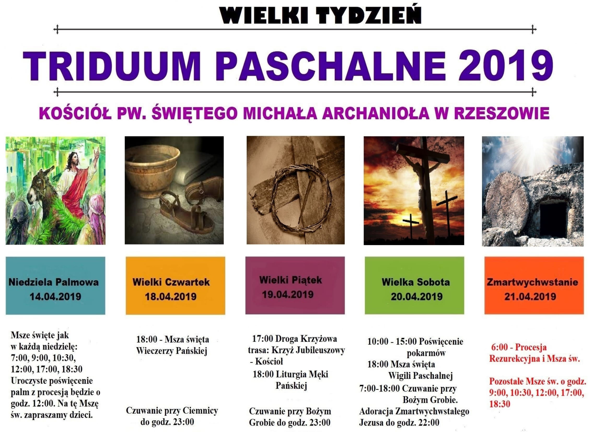 TRIDUUM PASCHALNE PLAKAT 1